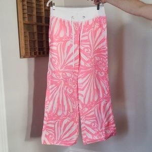Lilly Pulitzer linen beach pants